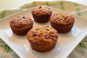 Banana Oatmeal and Chocolate Chip Muffins Recipe