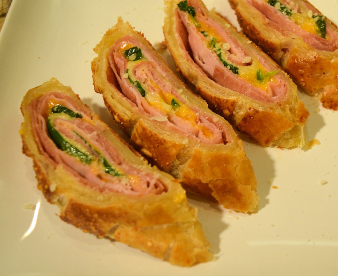 Ham and Cheese Strudel
