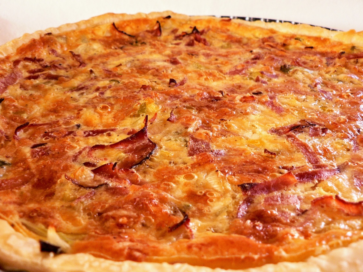 Leek and Bacon Quiche Recipe