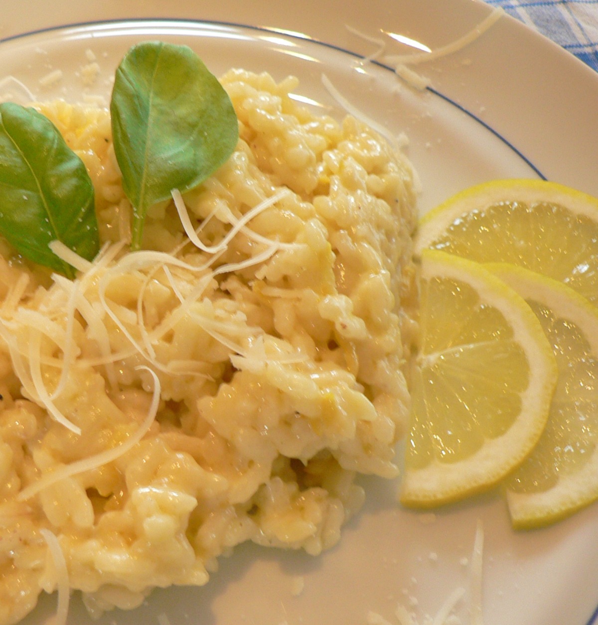 Lemon Risotto with Crème Fraîche