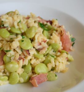 Lima Bean and Prosciutto Risotto Recipe