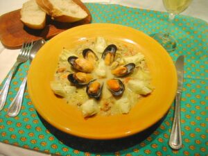 Mussels and Artichoke Chowder Recipe