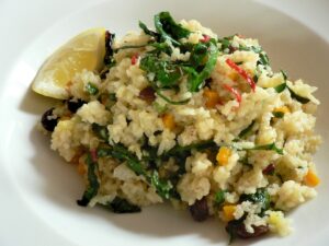 Rice Pilaf with Swiss Chard Recipe