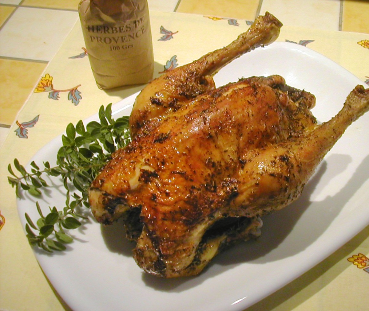 Roasted Chicken with Provençal Herbs