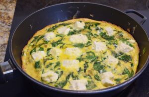 Spinach and Feta Frittata Recipe