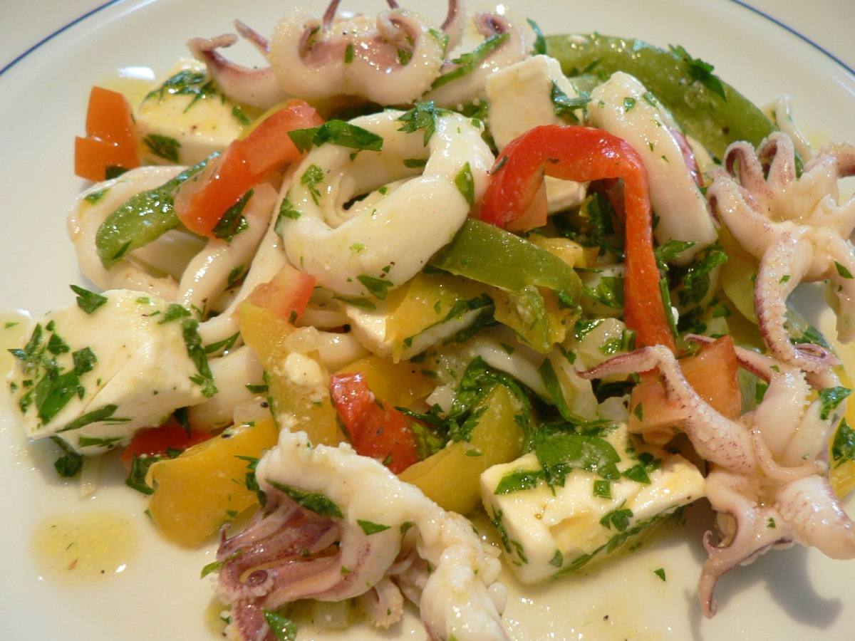 Squid Salad (Greek Calamari Salad)