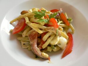 Wax Bean and Roasted Pepper Salad Recipe