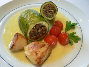 Zucchini stuffed with Meat Recipe