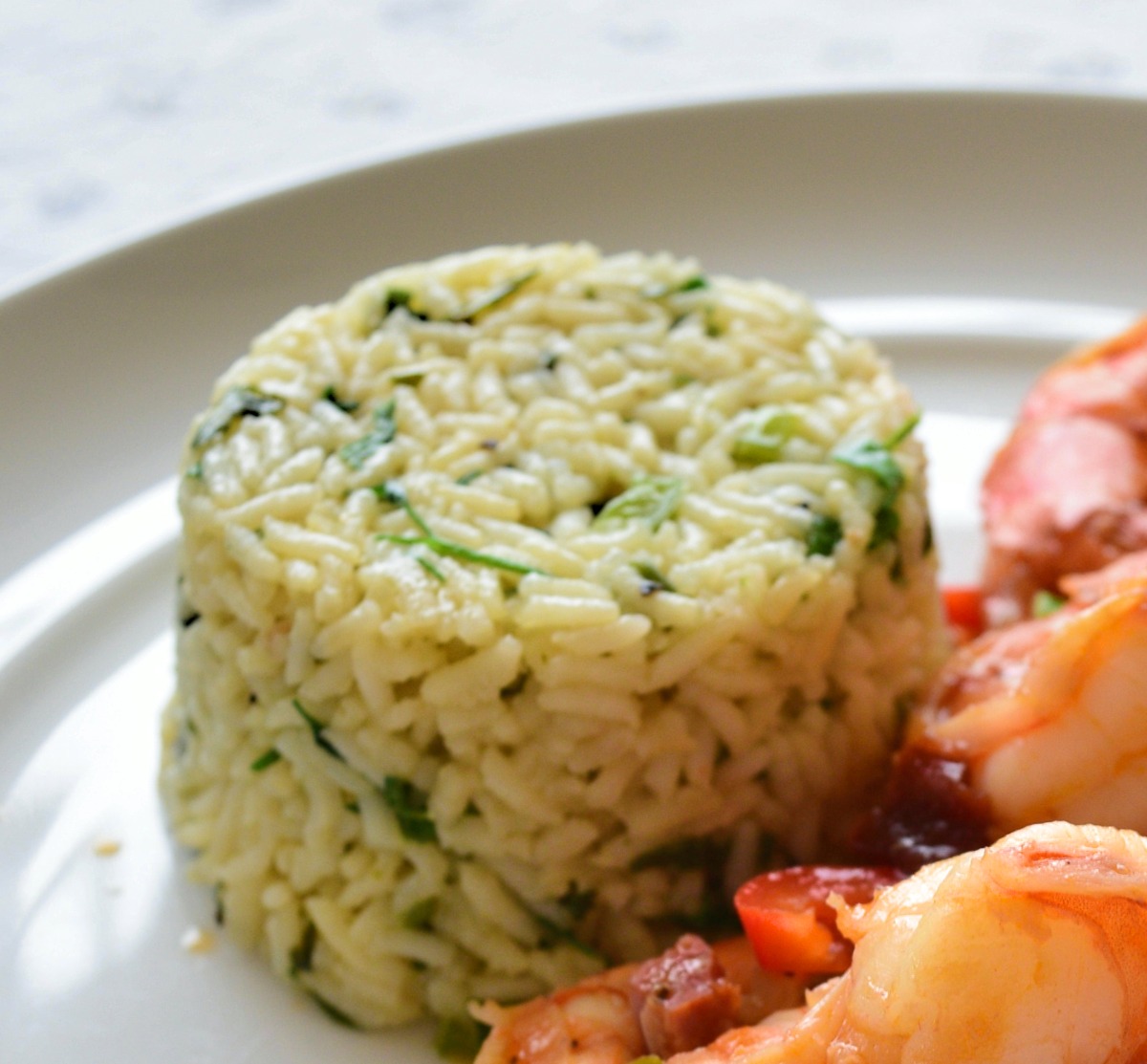Rice with Cilantro and Scallions