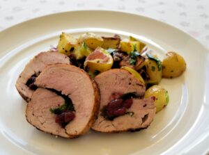 Spinach and Cranberry Stuffed Pork Tenderloin Recipe