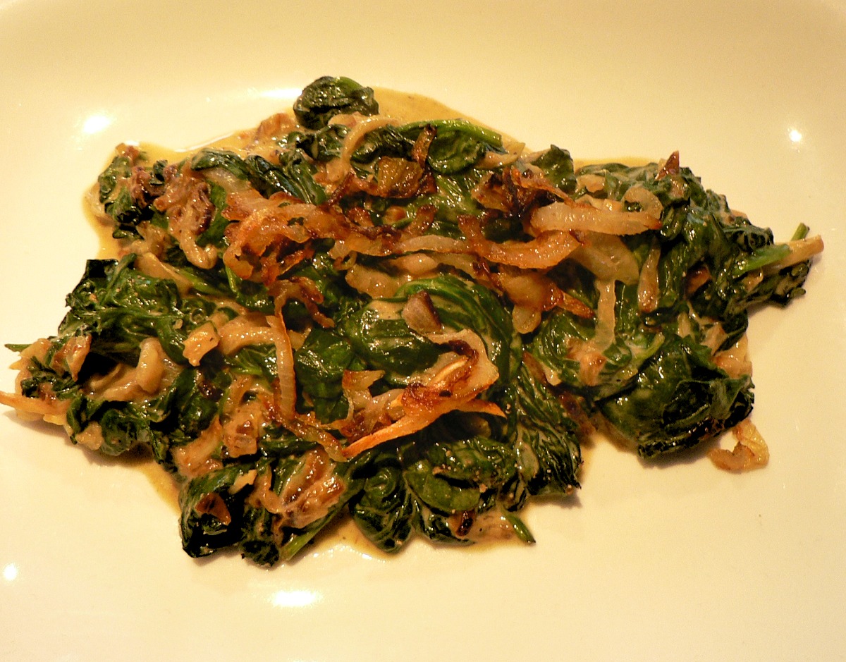 Spinach with Caramelized Onions