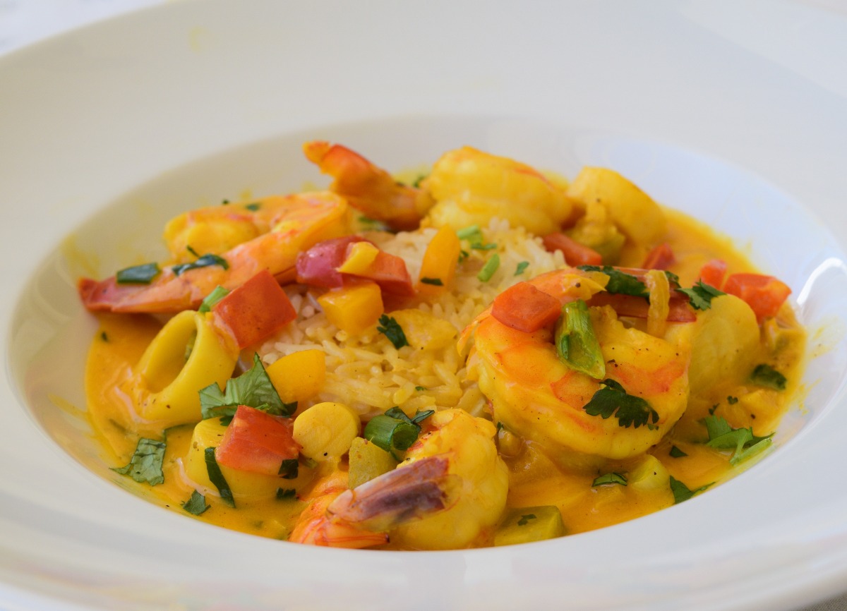 Spicy Shrimp and Heart of Palm Moqueca