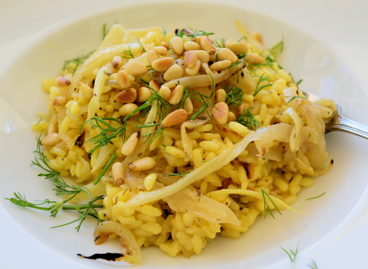 Risotto with Roasted Fennel and Pine Nuts Recipe