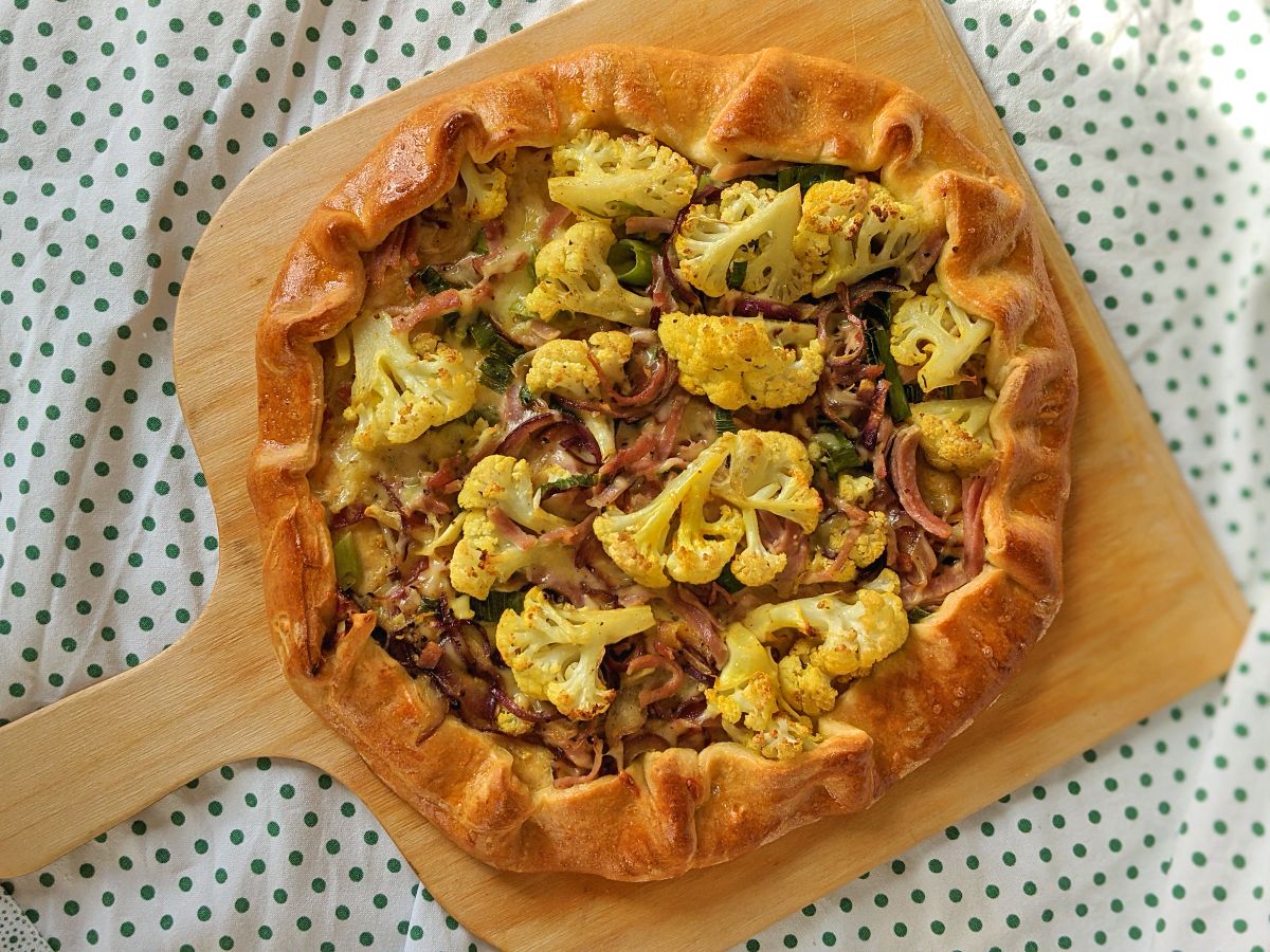 Roasted Cauliflower Galette Recipe