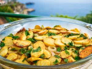 Salt Cod and Potato Bake