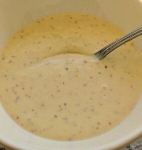 Creamy Honey Mustard Sauce