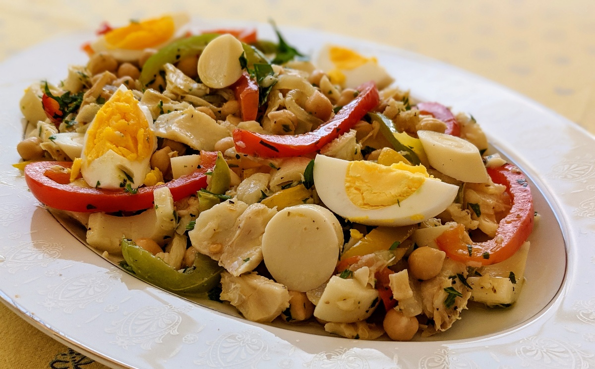 Salt Cod and Chickpea Salad