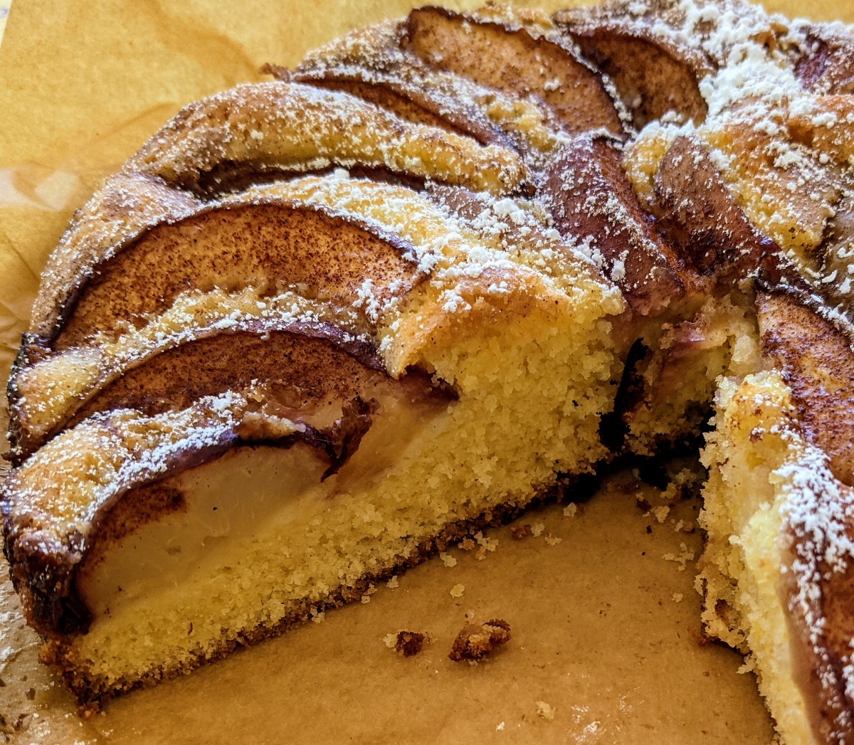 Nectarine Coffee Cake