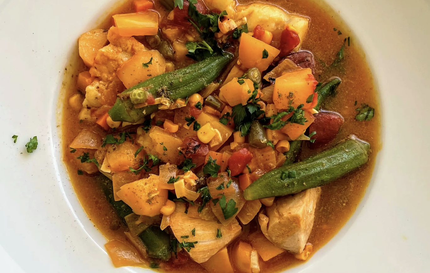 Louisiana Fish Soup with Okra