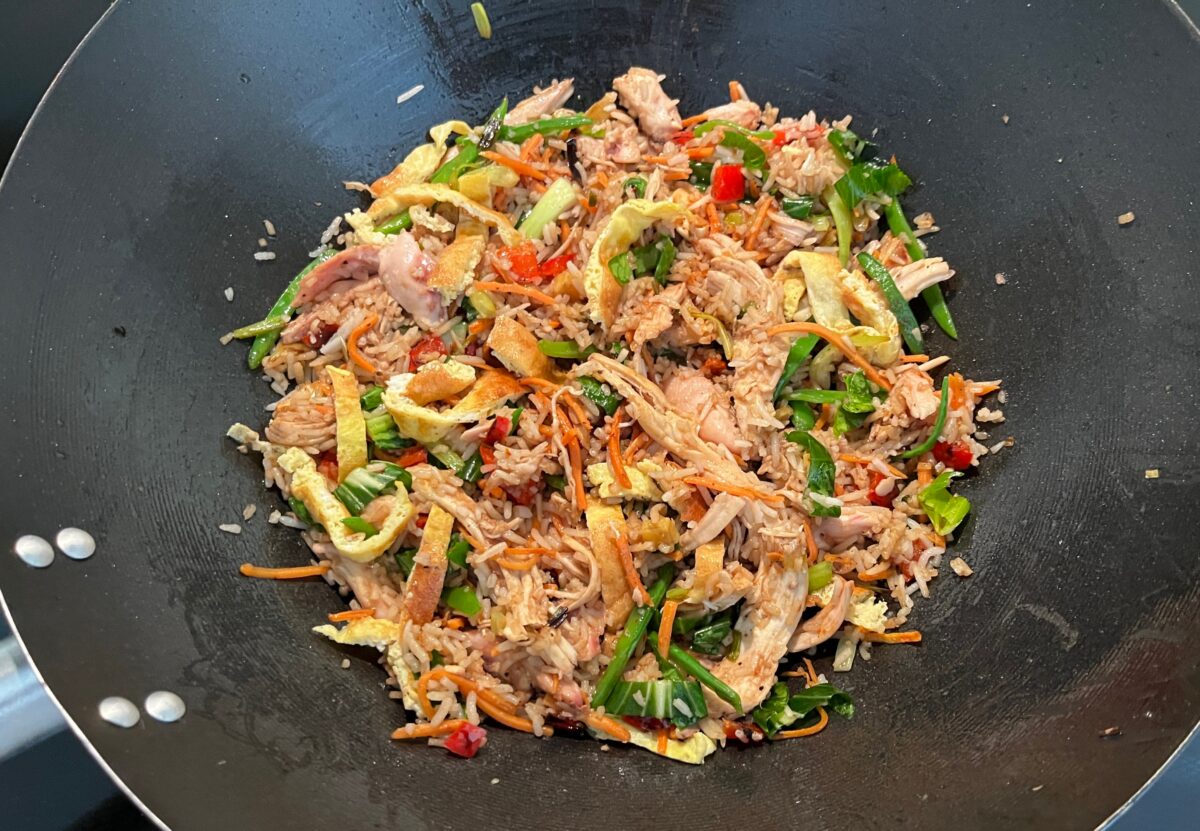 Peruvian Chaufa Rice with Chicken